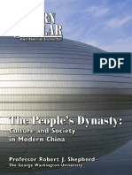 Culture and Society in Modern China