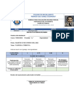 Rubrica Segundo Parcial