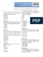 II LISTA DE EXERCÍCIOS - MATEMÁTICA - REDIGIR