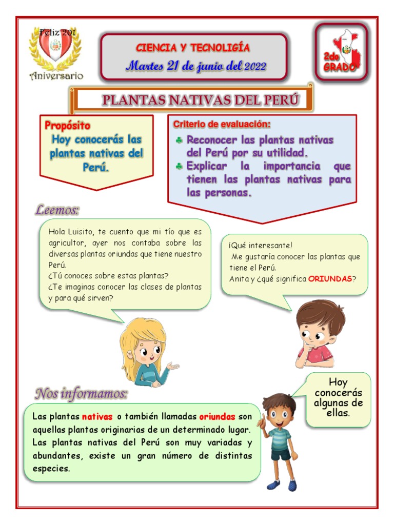 QU PLANTAS NATIVAS HAY EN TU LOCALIDAD PER intelligence overview