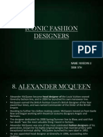 Iconic Fashion Designers 2