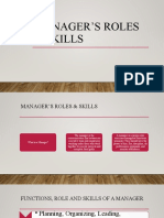 Manager's Roles & Skills Guide