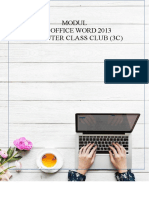 MS Office Word 2013 Guide for Beginners