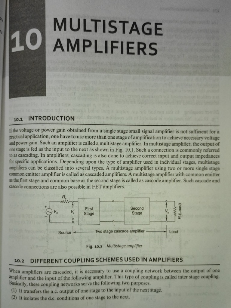 10 Multistage Amplifiers PDF