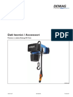 DC Com - Dati Tecnici - Manuale Paranco Demag 125 KG