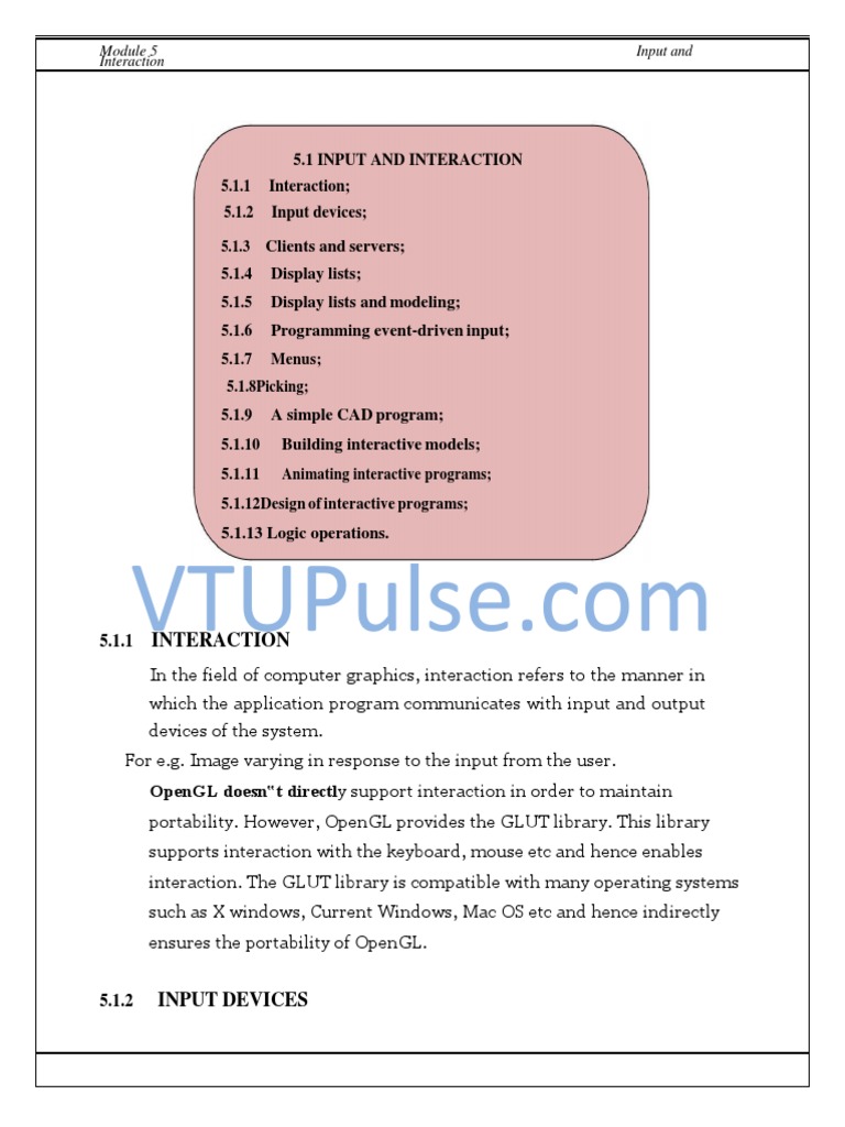 An InDepth Look at Input Devices, Interaction Methods, and Interactive