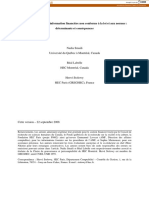 La Publication D'une Information Financière Non Conforme À La Loi Et Aux Normes: Déterminants Et Conséquences