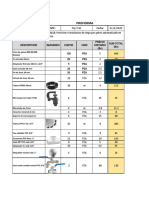 Proforma Goteo en Huerta