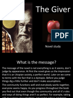 The Giver: Novel Study