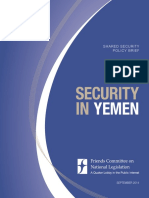 Security in Yemen