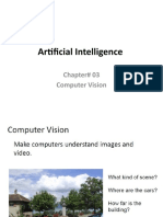 Artificial Intelligence: Chapter# 03 Computer Vision