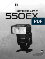 Manual FLASH Speedlite 550EX - En-Es-Fr