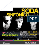 ¡Confirmados! Soda Sinfónico y Los Amigos Invisibles en El Festival de Las Luciérnagas Gratis