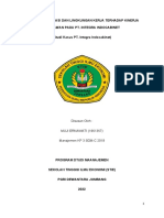 Pengaruh Motivasi Dan Lingkungan Kerja Terhadap Kinerja Karyawan Pada PT