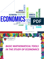 XI - Basic Mathematical Tools in The Study of Economics
