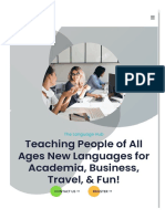 Teaching People of All Ages New Languages For Academia, Business, Travel, & Fun!
