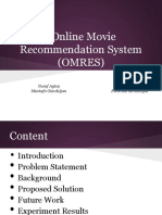 OMRES: An Online Movie Recommendation System