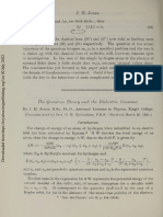 650 J. H. Jones.: The Quantum Theory and The Dielectric Constant