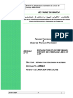 Module n11 Reparation Et Entretien Du Circuit de Freinage Abs Et Asr Ts Mmeea Ofppt