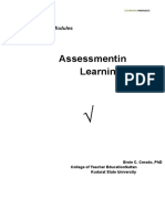 Module 1 Assessment of Learning