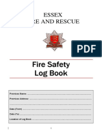 Fire Log - Book