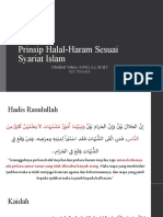 Prinsip Halal-Haram Sesuai Syariat Islam