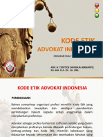 Kode Etik Advokat Indonesia