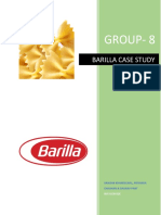 Group - 8 - Barilla SPA Case Study