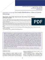 Molecular Technique For Gender Identification: A Boon in Forensic Odontology