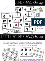 Letter Sounds Match Up Whimsy Workshop Teaching
