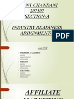 Anant Chandani 207107 Section-A Industry Readiness Assignment-1