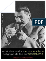 Iosif Stalin A Donde Concudce El Nacionalismo Del Grupo de Tito en Yugoslavia 1948pdf