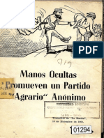 Critica Partido Agrario 1960