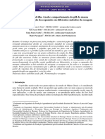 Estudo Sobre Polvilho Azedo: Comportamento Do PH Da Massa Fermentada e Variação Da Expansão em Diferentes Métodos de Secagem