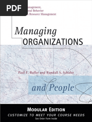 Buller, Paul F. - Schuler, Randall S - Managing