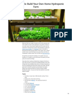 Course Materials - Build Your Own Home Hydroponic Farm
