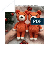Tiger With Overalls Crochet Amigurumi Free PDF Pattern