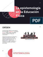 La Epistemología en La Educación Física