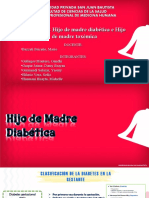 Hijo de Madre Diabética e Hijo de Madre Toxémica