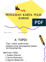 Penulisan Karya Tulis Ilmiah (Fhui, Edited April 4, 2007)