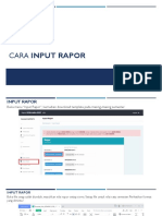 Cara Mengisi Rapor