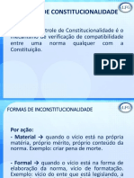 Controle de Constitucionalidade I