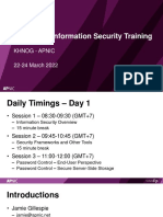 Apnic-Khnog - Day 1 Session 1 - Information Security Overview