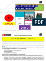 Programa Curricular de Primaria 1 Grado Fred