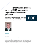 GESTIONAR SAP HANA en PYME