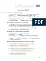 Pronoms Relatifs Feuilles de Travail