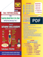 Tamilnadu State Level Children & Open Chess Tournament Details