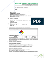 Hoja de Seguridad Alcohol Isopropílico 53° Daryza