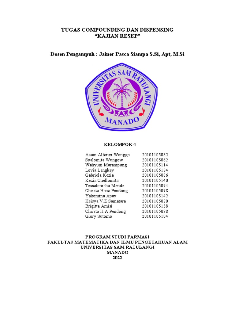 Skrining Resep Vitamin C dan Paraf | PDF