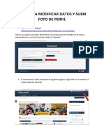 Recursos Digitales 2020 - Guía para Modificar Datos y Subir Foto de Perfil